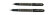 Набор Pierre Cardin PEN&PEN: ручка шариковая + роллер. Цвет - черный c серым. Упаковка Е или Е-1
