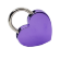 Фиолетовый Свадебный Замочек 59x45