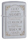 Зажигалка Zippo Classic с покрытием Satin Chrome™, латунь/сталь, серебристая, матовая, 36x12x56 мм
