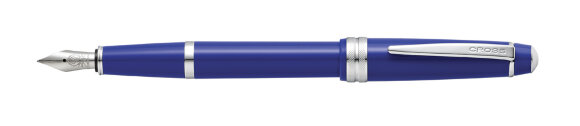 Перьевая ручка Cross Bailey Light Blue, перо ультратонкое XF с гравировкой