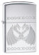 Зажигалка Zippo Dancing Dragons с покрытием High Polish Chrome, латунь/сталь, серебро, 36x12x56 мм