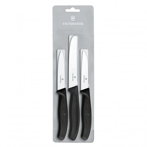Набор из 3 ножей VICTORINOX Swiss Classic: 2 ножа для овощей 8 см 6.7113.3