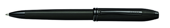 Шариковая ручка Cross Townsend Matte Black PVD с гравировкой