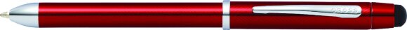 Многофункциональная ручка Cross Tech3+. Цвет - красный.