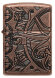 Зажигалка Zippo Armor™ с покрытием Antique Copper™, латунь/сталь, медная, матовая, 36x12x56 мм