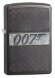 Зажигалка Zippo James Bond 007™ с покрытием Black Ice®, латунь/сталь, чёрная, глянцевая, 36x12x56 мм