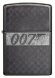 Зажигалка Zippo James Bond 007™ с покрытием Black Ice®, латунь/сталь, чёрная, глянцевая, 36x12x56 мм