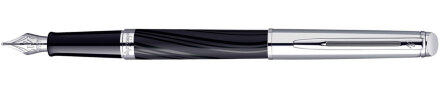 Роллерная ручка Waterman Hemisphere Deluxe Silky CТ. Детали дизайна: никеле-палладиевое покрытие. в Москве, фото 24