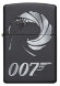 Зажигалка Zippo James Bond 007™ с покрытием Black Matte, латунь/сталь, чёрная, матовая, 36x12x56 мм