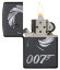 Зажигалка Zippo James Bond 007™ с покрытием Black Matte, латунь/сталь, чёрная, матовая, 36x12x56 мм