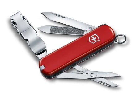 Нож-брелок VICTORINOX NailClip 580, 65 мм, 8 функций, красный в Москве, фото 12
