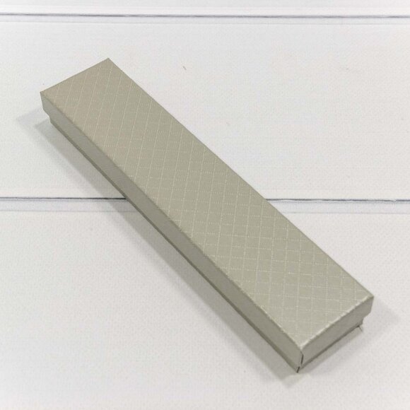 Коробка Прямоугольная 21х4х2,5 "ромбики" Серые