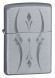 Зажигалка ZIPPO Classic с покрытием Satin Chrome™, латунь/сталь, серебристая, матовая, 36x12x56 мм