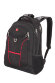 Рюкзак WENGER, 15”, чёрный/красный, полиэстер, 35х20х47 см, 33 л