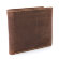 Бумажник KLONDIKE Yukon, натуральная кожа в коричневом цвете, 11 х 2 х 9,5 см
