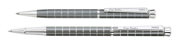 Набор Pierre Cardin PEN&PEN: ручка шариковая + роллер. Цвет - серый. Упаковка Е.