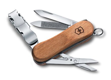Нож-брелок VICTORINOX NailClip Wood 580, 65 мм, 6 функций, деревянная рукоять в Москве, фото 30