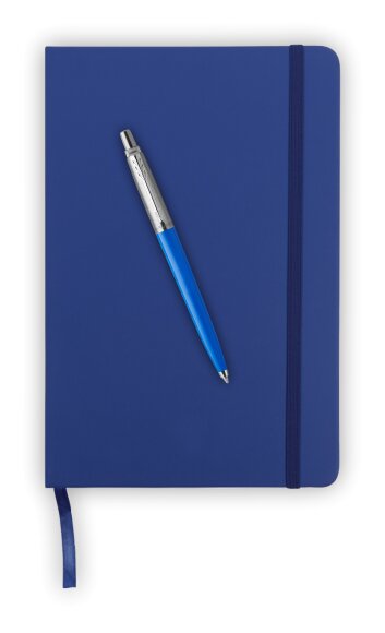 Подарочный набор Parker: Шарикова Ручка Parker Jotter ORIGINALS BLUE CT и Блокнот