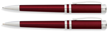 Набор FranklinCovey Freemont: шариковая ручка и карандаш 0.9мм. Цвет - красный. в Москве, фото 1