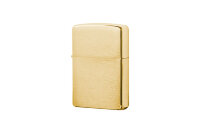 Газовая Зажигалка Zippo Brushed Brass 204B с двойным пламенем