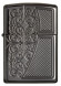Зажигалка ZIPPO Armor™ с покрытием Black Ice®, латунь/сталь,чёрная, глянцевая, 37х13x58 мм