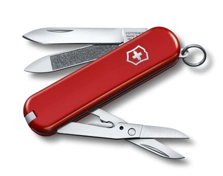 Нож-брелок VICTORINOX Executive 81, 65 мм, 7 функций, красный в Москве, фото 33