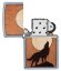 Зажигалка Zippo WOODCHUCK с покрытием Street Chrome™, латунь/сталь/дерево, серебристая, 36x12x56 мм