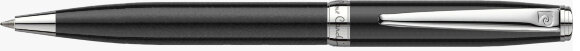 Ручка шариковая Pierre Cardin LEO 750. Цвет - черный.Упаковка Е-2.