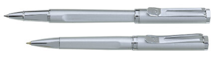 Набор Pierre Cardin PEN&PEN: ручка шариковая + роллер. Цвет - серебристый. Упаковка Е. в Москве, фото 12