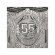 Набор для чая "55 лет" Советский никелированный с чернением с открыткой и значком НБЗС7408/161