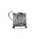 Набор для чая "Герб" литой посеребренный с чернением КМ2380206
