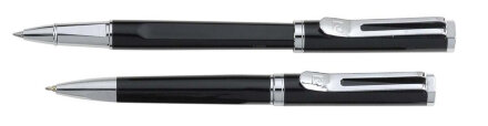 Набор Pierre Cardin PEN&PEN: ручка шариковая + роллер. Цвет - черный. Упаковка Е или E-1 в Москве, фото 14