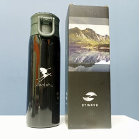 Термокружка 0,42 л STINGER HD-420-83BLK