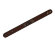 Кожаный коричневый браслет браслет 2 см с глянцевой пластиной