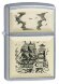 Зажигалка Zippo Classic с покрытием Street Chrome™, латунь/сталь, серебристая, 36x12x56 мм