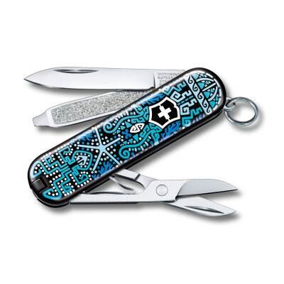 Нож-брелок Classic Ocean Life VICTORINOX 0.6223.L2108