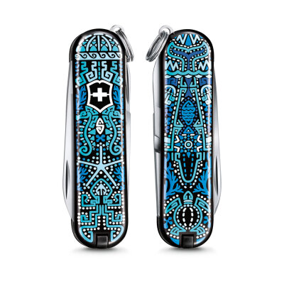 Нож-брелок Classic Ocean Life VICTORINOX 0.6223.L2108