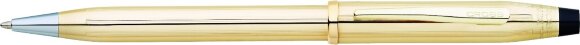 Шариковая ручка Cross Century II. Цвет - золотистый. с гравировкой