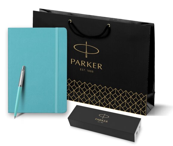Подарочный набор Parker: Шариковая Ручка Parker Jotter K60 и Блокнот R2178721218139