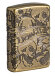 Зажигалка Zippo Armor™ с покрытием Antique Brass, латунь/сталь, медная, матовая, 36x12x56 мм