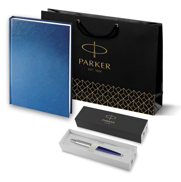 Подарочный набор Parker: Шариковая Ручка Parker Jotter K60: Blue и Ежедневник 003312_2053170