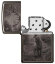 Зажигалка Zippo Classic с покрытием Black Ice®, латунь/сталь, чёрная, глянцевая, 36х12х56 мм