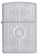 Зажигалка Zippo Labyrinth с покрытием Satin Chrome, латунь/сталь, серебристая, матовая, 36x12x56 мм