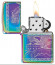 Зажигалка ZIPPO Classic с покрытием Multi Color, латунь/сталь, разноцветная, глянцевая, 36x12x56 мм