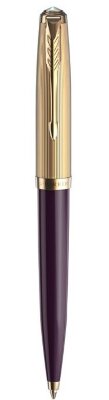 Шариковая ручка Parker 51 DELUXE PLUM GT 2123518