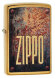 Зажигалка Zippo Rusty Plate с покрытием Brushed Brass, латунь/сталь, золотистая, 36x12x56 мм
