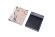Бумажник KLONDIKE Dawson, натуральная кожа в черном цвете, 13 х 1,5 х 9,5 см с гравировкой