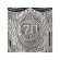 Набор для чая "70 лет" Советский никелированный с чернением с открыткой и значком НБЗС7408/163