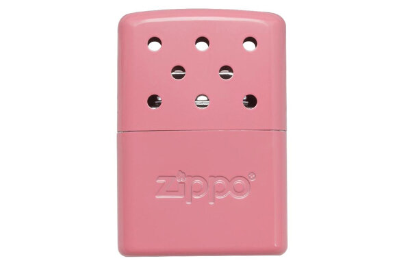 Каталитическая грелка для рук Zippo розовая с гравировкой