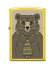Зажигалка Zippo Медведь c с покрытием Lemon™, латунь/сталь, жёлтая, матовая, 36x12x56 мм